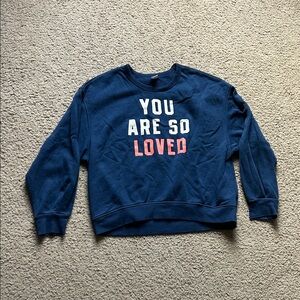 Old Navy Blue Crewneck Sweatshirt